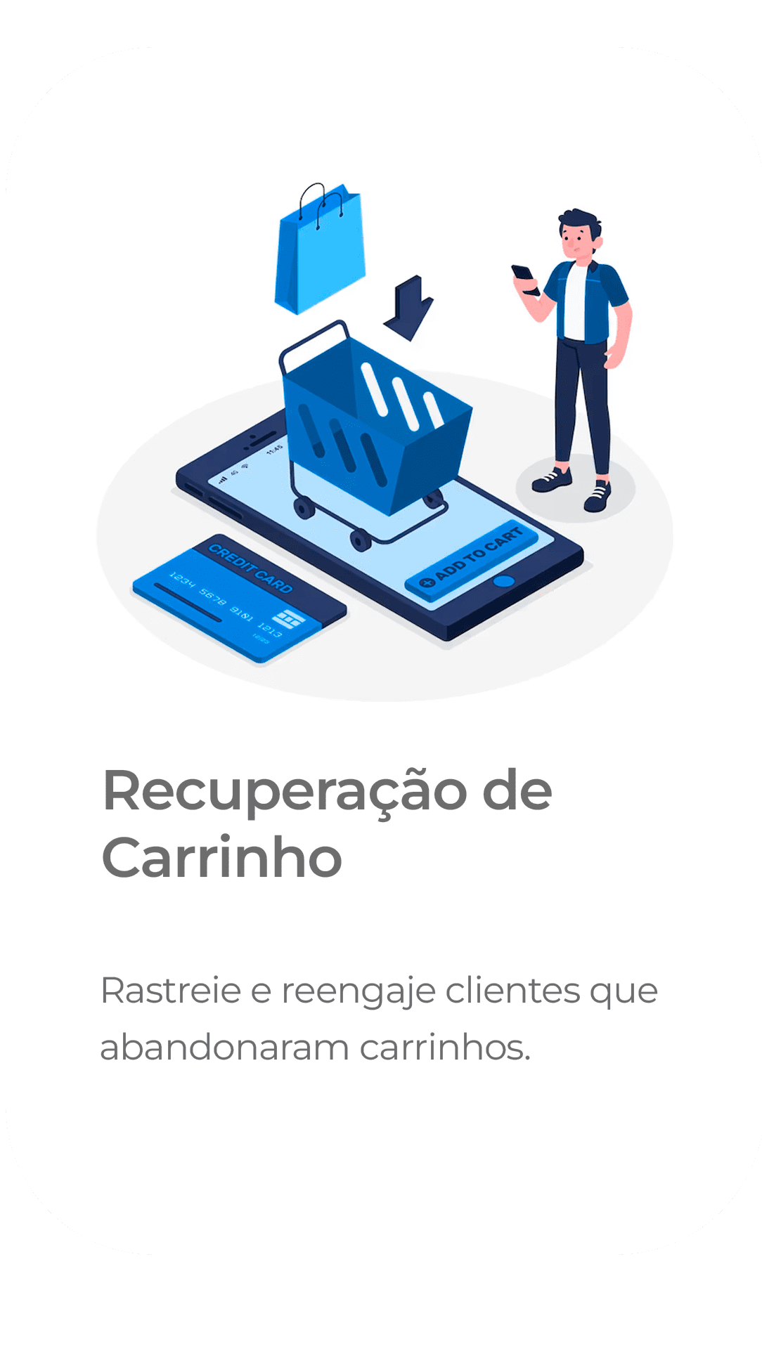 Recuperação de carrinho: rastreie e reengaje clientes que abandonaram a compra